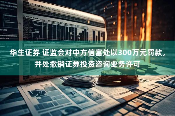 华生证券 证监会对中方信富处以300万元罚款，并处撤销证券投资咨询业务许可